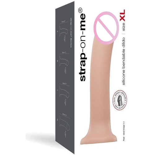 Фаллоимитатор Strap-On-Me Dual Density Dildo Flesh XL