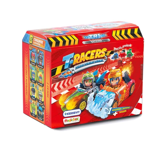 Машинка-конструктор T-Racers – Міксуй та драйвуй (з гонщиком, в ас., у дисплеї) (PTR1D208UA01)
