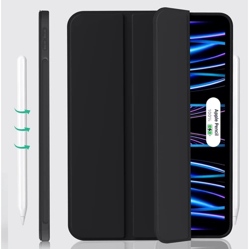 Аксесуар для iPad BeCover Tri Fold Soft TPU Silicone Black для iPad Pro 11 M4 2024 (711744): Тип аксесуара чехол