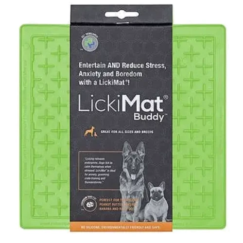 Килимок для повільного харчування собак LickiMat Buddy green для собак (9349785000135)