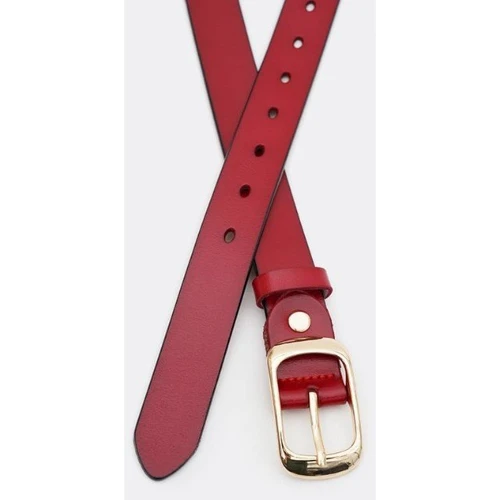 Жіночий ремінь Borsa Leather бордовий (CV1ZK-008bo-goldbordo): Стать Женский