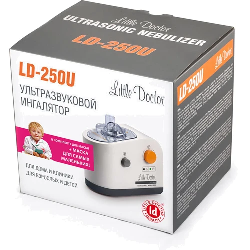 Ингалятор Little Doctor настольный ультразвуковой (LD-250U): Производительность распыления, мл/мин 1.5