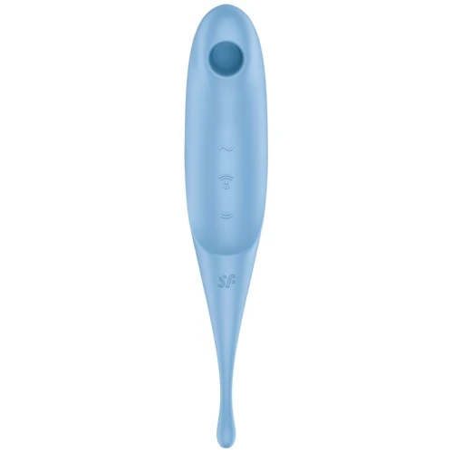 Вакуумный стимулятор Satisfyer Twirling Pro Blue