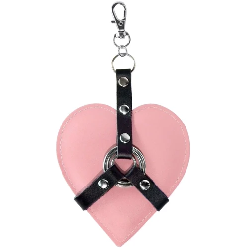 Брелок на карабіні для ключів Art of Sex Heart Angel рожевий