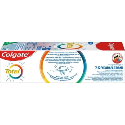 Зубная паста Colgate Total kids 7-12 лет 50 мл (8718951433120): Объем, мл 50