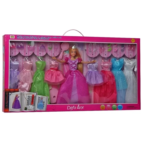Лялька Bambi DEFA Lucy 8266 з аксесуарами (Рожевий)