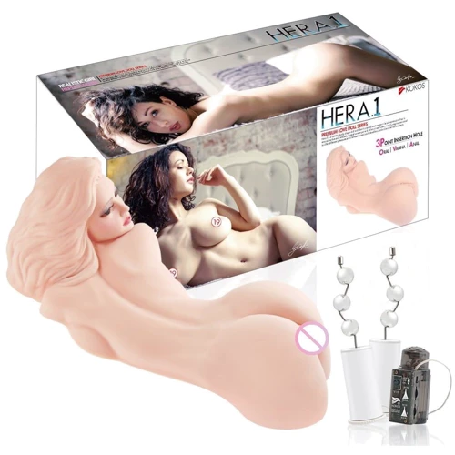 Мастурбатор Kokos Hera 1 2WayPlus с вибрацией и массажем