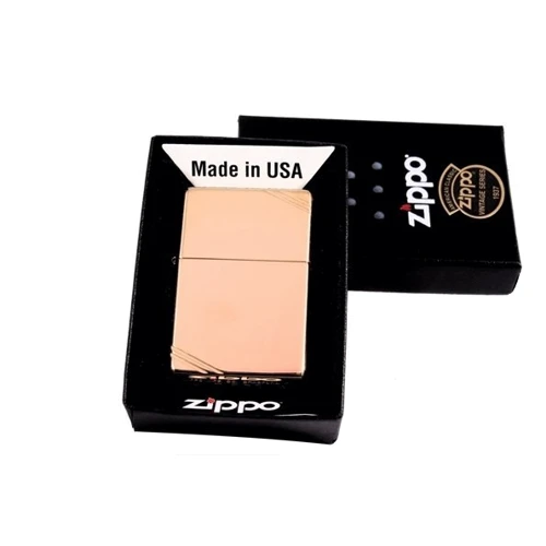 Зажигалка Zippo VINTAGE HIGH POLISH BRASS (270) фото 6