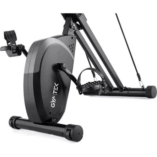 Велотренажер Gymtek FX800 магнитный складной с эспандерами серый (5907766669760)