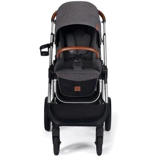 Универсальная коляска 2 в 1 Kinderkraft Everyday Dark Gray (KSEVER00DGR2000): Материал колес резина