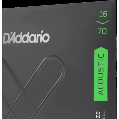 Струна для гітар Комплект струн D'addario XTAPB1670 XT Phosphor Bronze Baritone (16-70): Матеріал Фосфористая бронза