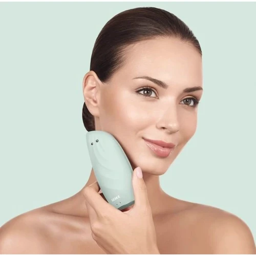 Очисна щітка для обличчя GESKE Sonic Thermo Facial Brush&Face-Lifter 8в1 green фото 4