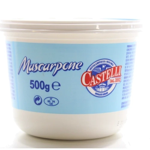 Сыр Castelli Маскарпоне, 36% 500 г (DL16064): Вес нетто 500 г