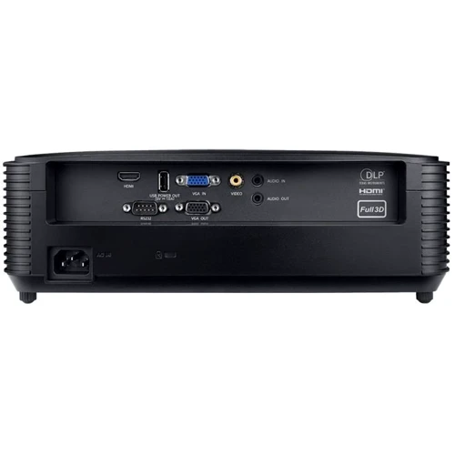 Проектор Optoma DW322: Интерфейсы RS-232, Разъем для наушников, HDMI, VGA, USB