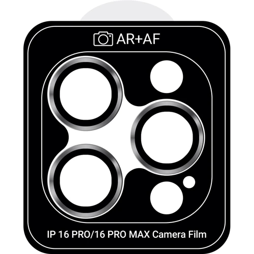 Защитное стекло для iPhone ArmorStandart Pro White Titanium for Camera iPhone 16 Pro / 16 Pro Max (ARM81421)