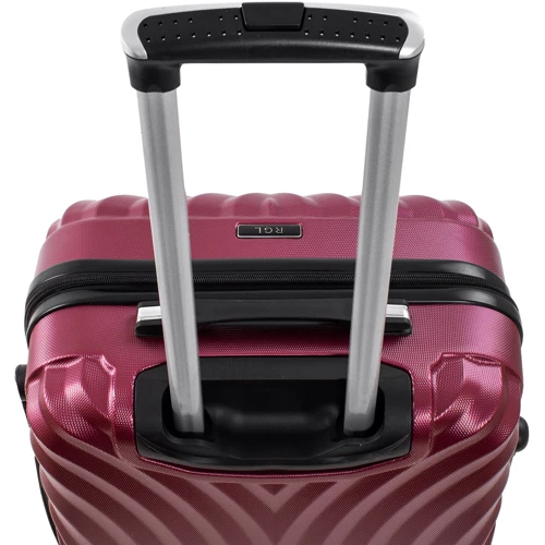 Чемодан Rogal L бордовый (RGL760L-maroon): Стиль Повседневный (Casual)