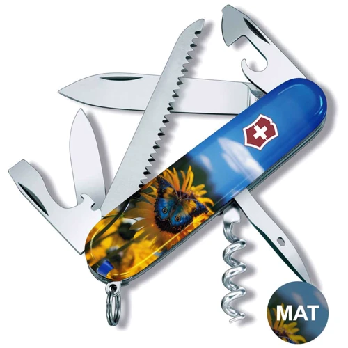 Мультитул Victorinox CAMPER UKRAINE Соняшники та метелик (Vx13613.7_T3200pw): Тип мини-мультитул