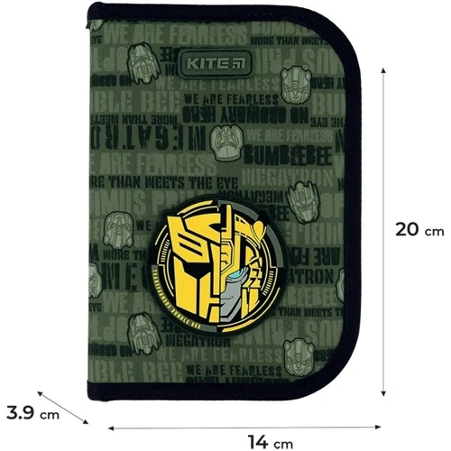 Пенал Kite без наповнення 1 відділення 2 відвороти 622 Transformers (TF24-622): Рік випуску колекції 2024