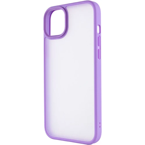 Чохол для iPhone Mobile Case TPU+PC Metal Buttons Lilac для iPhone 15 Plus: Колір фиолетовый