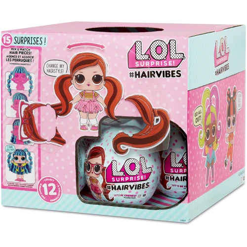 Акционный набор из двух кукол L.O.L SURPRISE! S6 W1 серии "Hairvibes" - МОДНЫЕ ПРИЧЕСКИ (в ассорт.)