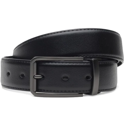 Чоловічий ремінь Borsa Leather чорний (C135-4086-3)