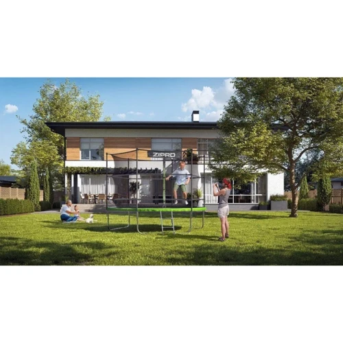 Батут Zipro Jump Pro з внутрішньою сіткою 12FT 374 см (5902659840684) фото 8
