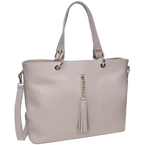 Женская сумка тоут Ricco Grande бежевая (1l953-beige)