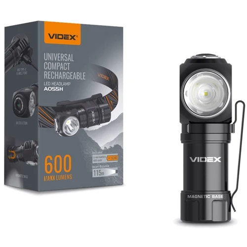 Ліхтар туристичний Videx 600Lm 5700K (VLF-A055H)