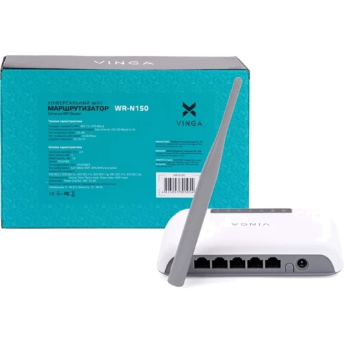 Маршрутизатор Wi-Fi Vinga WR-N150: Тип маршрутизатора Wi-Fi роутер