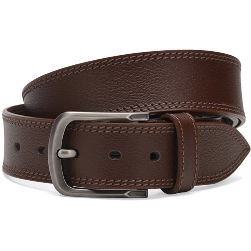 Чоловічий ремінь Borsa Leather коричневий (Cv1gnn8)