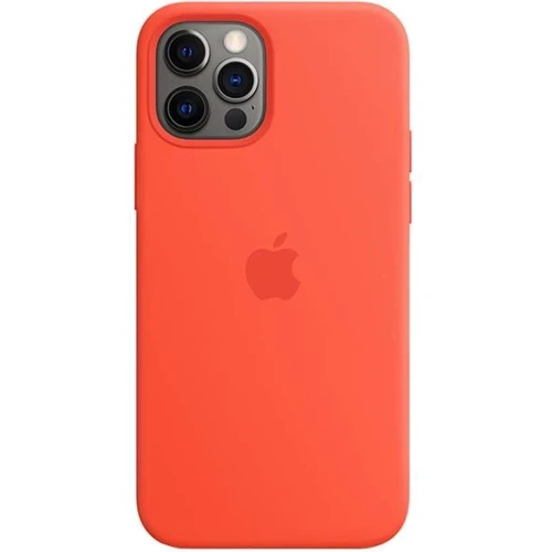 Чохол для iPhone TPU Silicone Case Electric Orange for iPhone 12 / iPhone 12 Pro фото 7