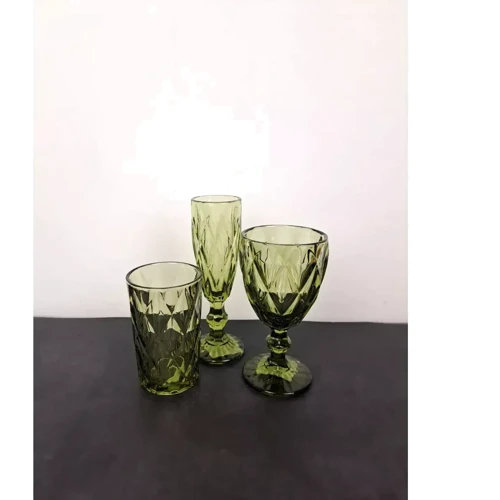 Бокал Versailles Кварц для вина зеленый 310 мл (VS-W310QG)