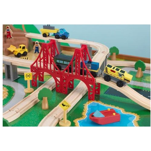 Залізниця KidKraft Ride Around Town Train Set with Table (17836) фото 6
