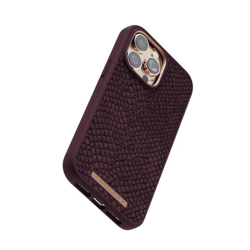 Чехол для iPhone Njord Salmon Leather MagSafe Case Rust (NA44SL03) for iPhone 14 Pro Max: Материалы кожа