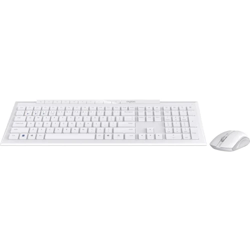Комплект беспроводной RAPOO 8210M White: Тип клавиш мембранный