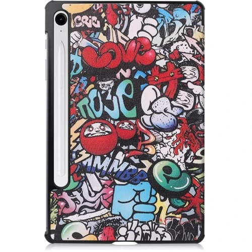 Аксессуар для планшетных ПК BeCover Smart Case Graffiti for Samsung X710 Galaxy Tab S9 / X510/X516B Galaxy Tab S9 FE (710417)