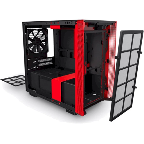 Корпус NZXT H210 Matte Black/Red (CA-H210B-BR) фото 6