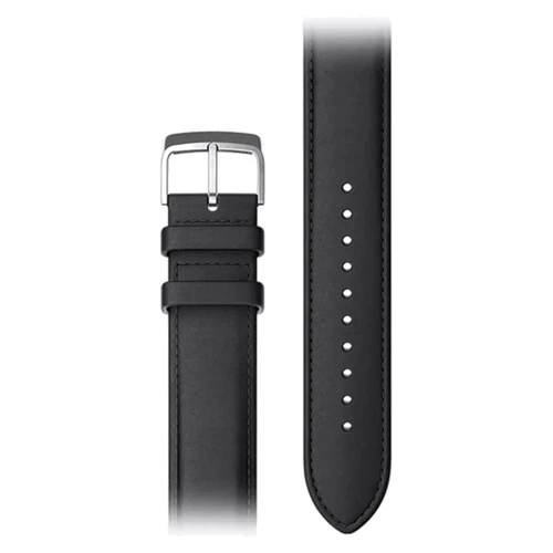 Ремешок Mobvoi 20mm Genuine Leather Strap Black for TicWatch C2 / C2 plus