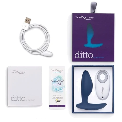 Анальная вибропробка Ditto by We-Vibe Moonlight blue