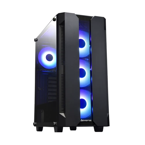 Корпус CHIEFTEC Gaming Hunter Tempered Glass Edition (GS-01B-OP)