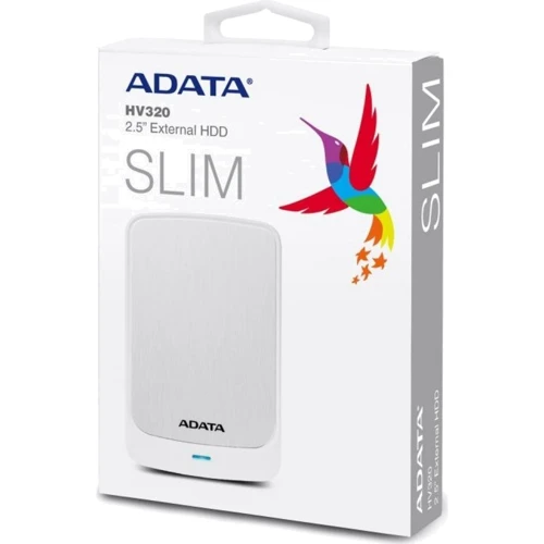 Внешний жесткий диск ADATA HV320 1 TB White (AHV320-1TU31-CWH): Форм-фактор 2.5"