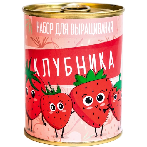 Набор для выращивания Консервы-растение PAPAdesign "Клубника"