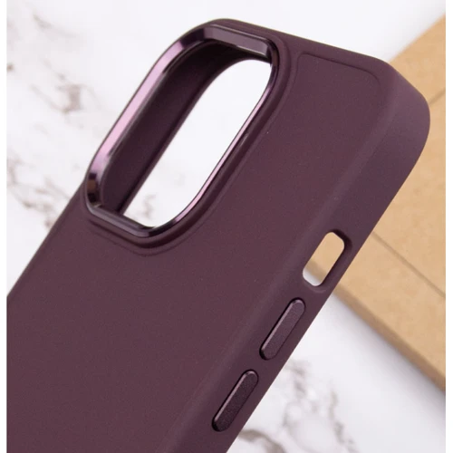 Чехол для iPhone TPU Case Bonbon Metal Style Plum for iPhone 14 Pro: Тип чехла накладка на заднюю часть