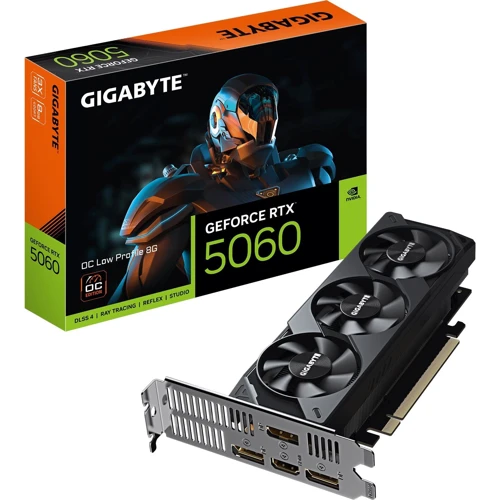 Видеокарта GIGABYTE GeForce RTX 5060 OC Low Profile 8G (GV-N5060OC-8GL)