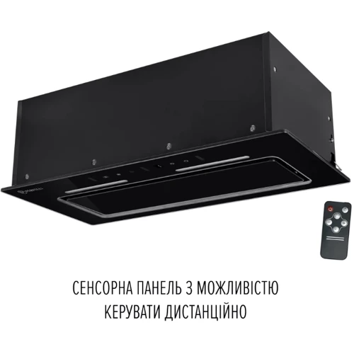 Вытяжка Perfelli NUOVA 6JWRB NERO: Материал корпуса Закаленное стекло, окрашенный металл