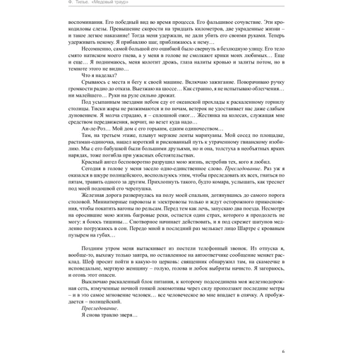 Франк Тилье. Медовый траур: Количество страниц 320
