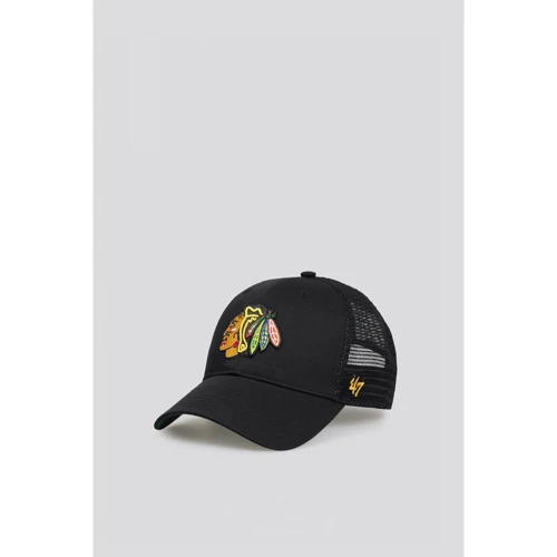 Чоловічі бейсболки 47 Brand Chicago Blackhawks Branson чорна (H-LAURL01CTP-BK): Виробник 47 Brand