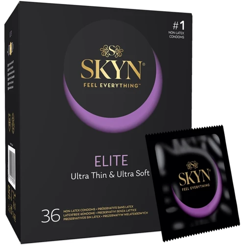 Презервативи SKYN Elite 36 шт: Тип Без латексу