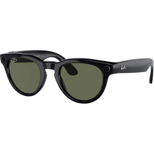 Смарт-очки Ray-Ban Meta Headliner Large - Shiny Black / G-15 Green size L (RW4009F 601/71 51-23)