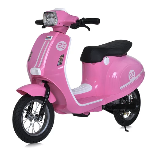 Детский электромотоцикл Bambi розовый (M 6017AL-8): Вид мотоцикл